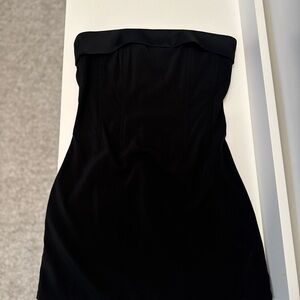 With Jean Classic Black Strapless Dress